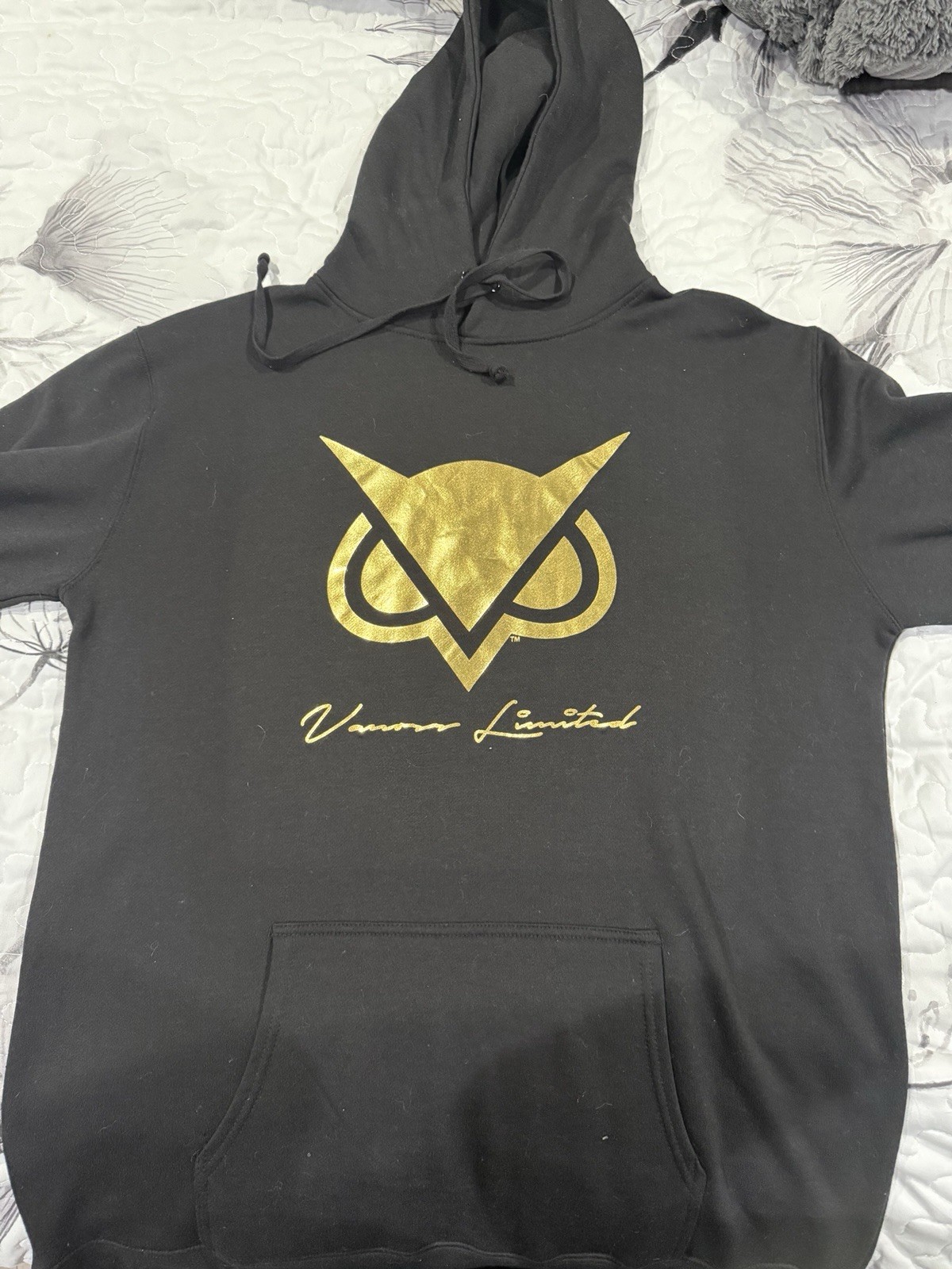 3BLACKDOT Men’s Black Fleece Vanoss Gaming hoodie Kangaroo Pocket XL
