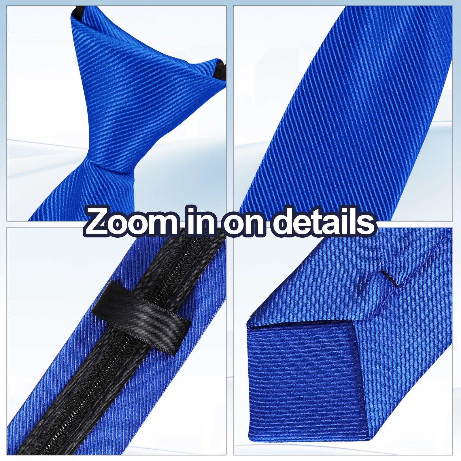 8PCS Men’s Neck Tie Gift Set Solid Colour Business Wedding Formal Neckties