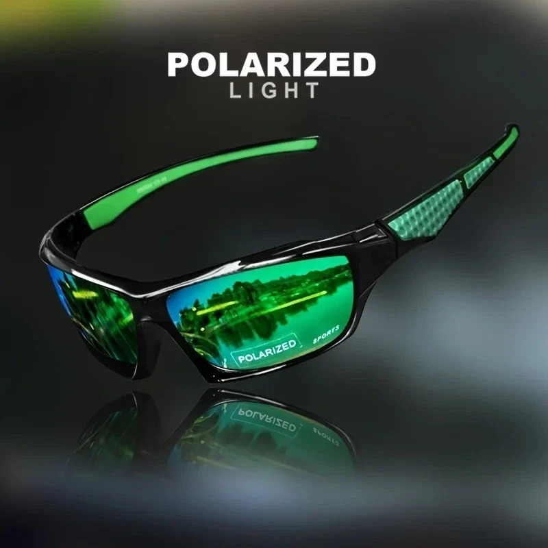 Polarized Sports Sunglasses UV400 Men Driving Fishing Cycling Mirror Shades USA