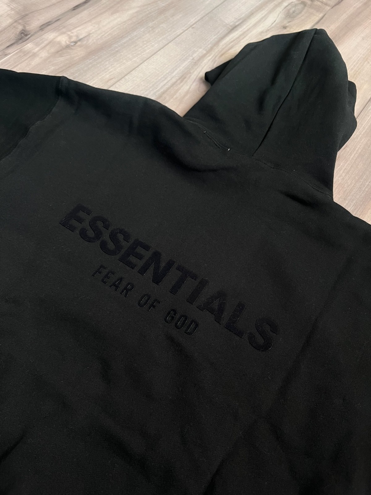 Fear of God Essentials S22 Stretch Limo Black Hoodie New Sale XS-XL Size