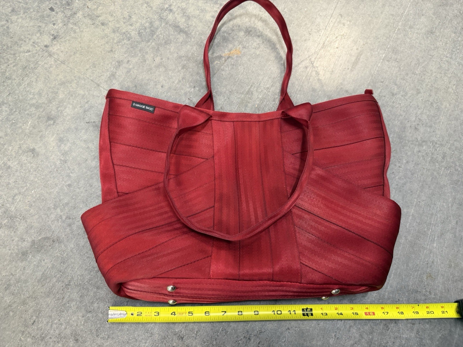 Maggie Bags Tote Seatbelt Material