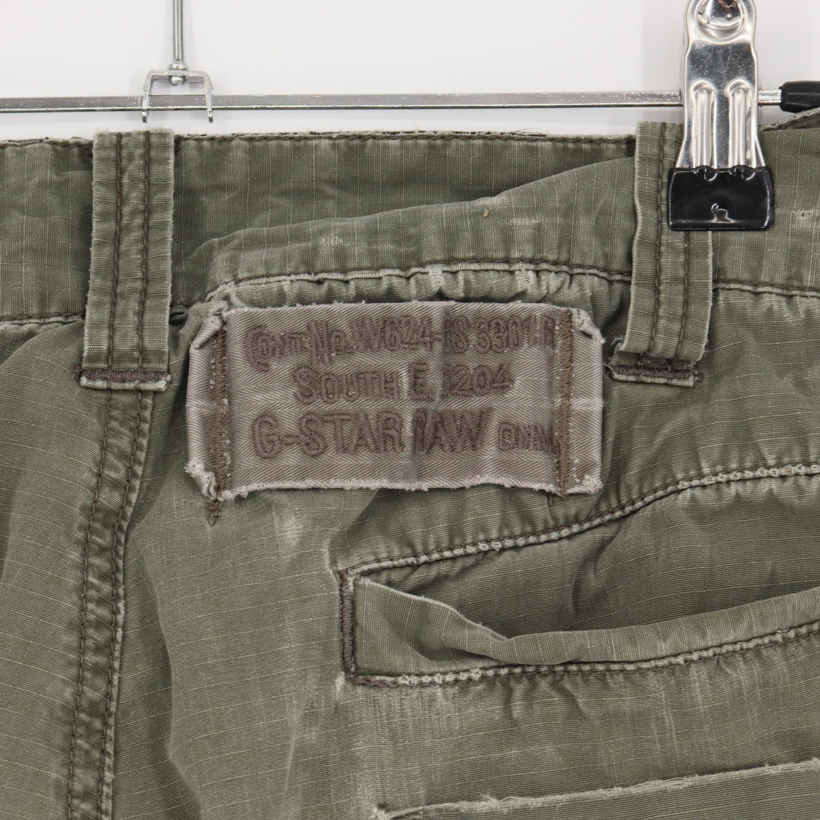 G Star Raw New Marker Pant Size 33×32 Olive Green Straight Men’s Cargo Pants