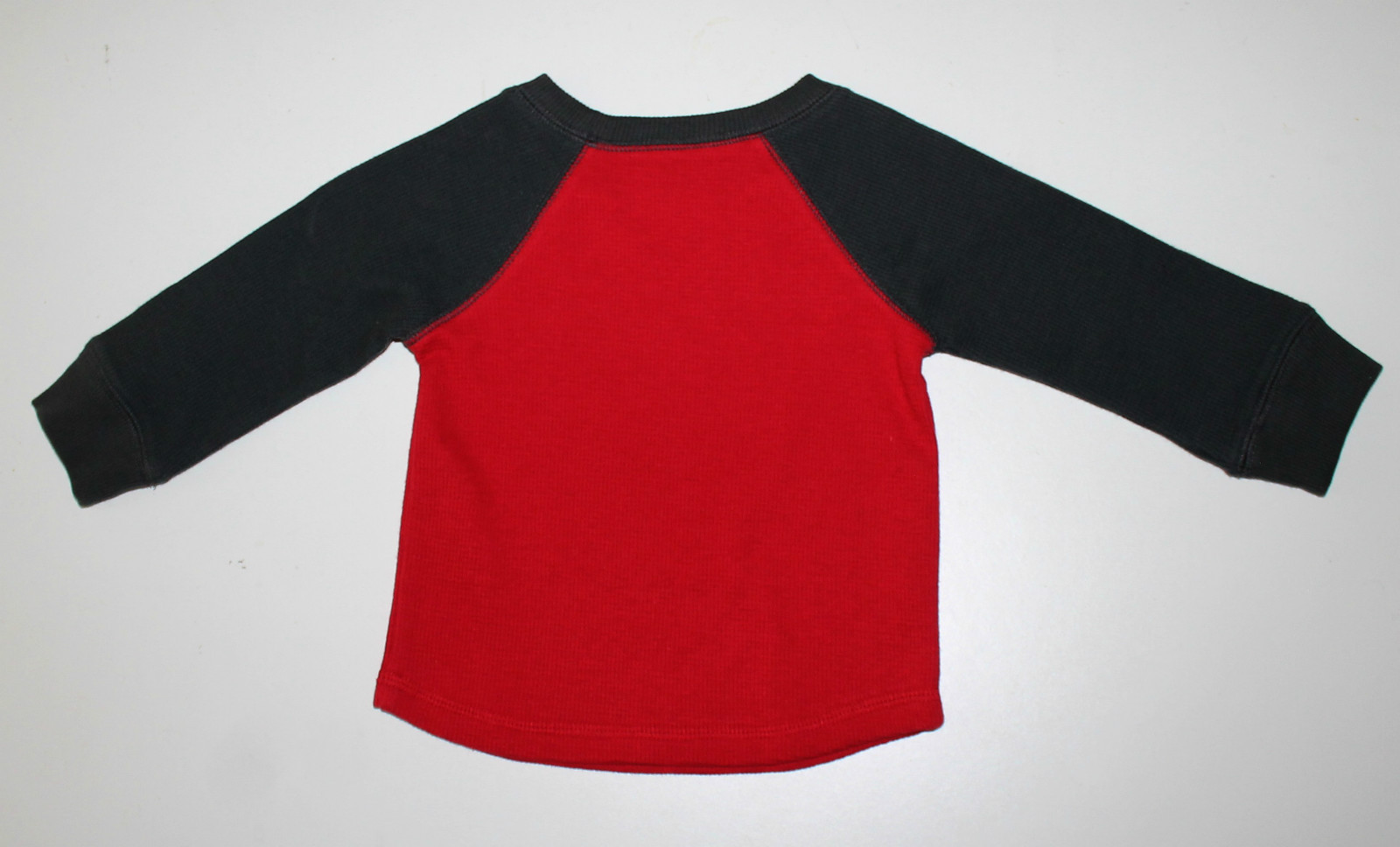 Jumping Beans, 9 Month, Red/ Charcoal Thermal Shirt, New without Tags
