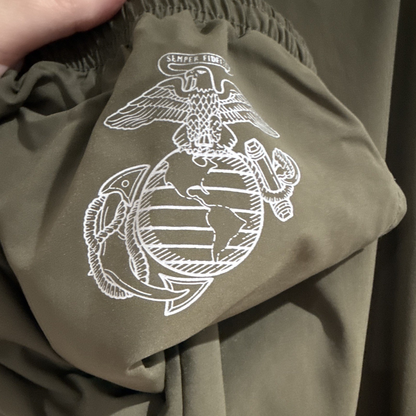 New Balance USMC Marines Jacket & Pants Set Green M Nylon/Poly M485000 M483002