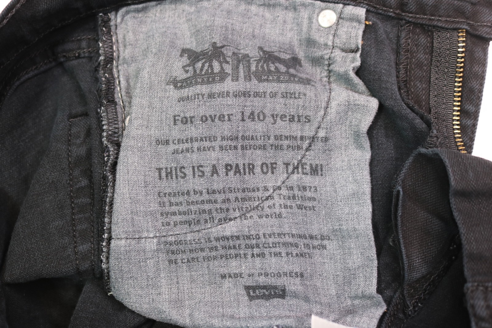 Levi Strauss & Co 511 Men’s Jeans Slim Fit Stretch – Size 29×32 – Color Black