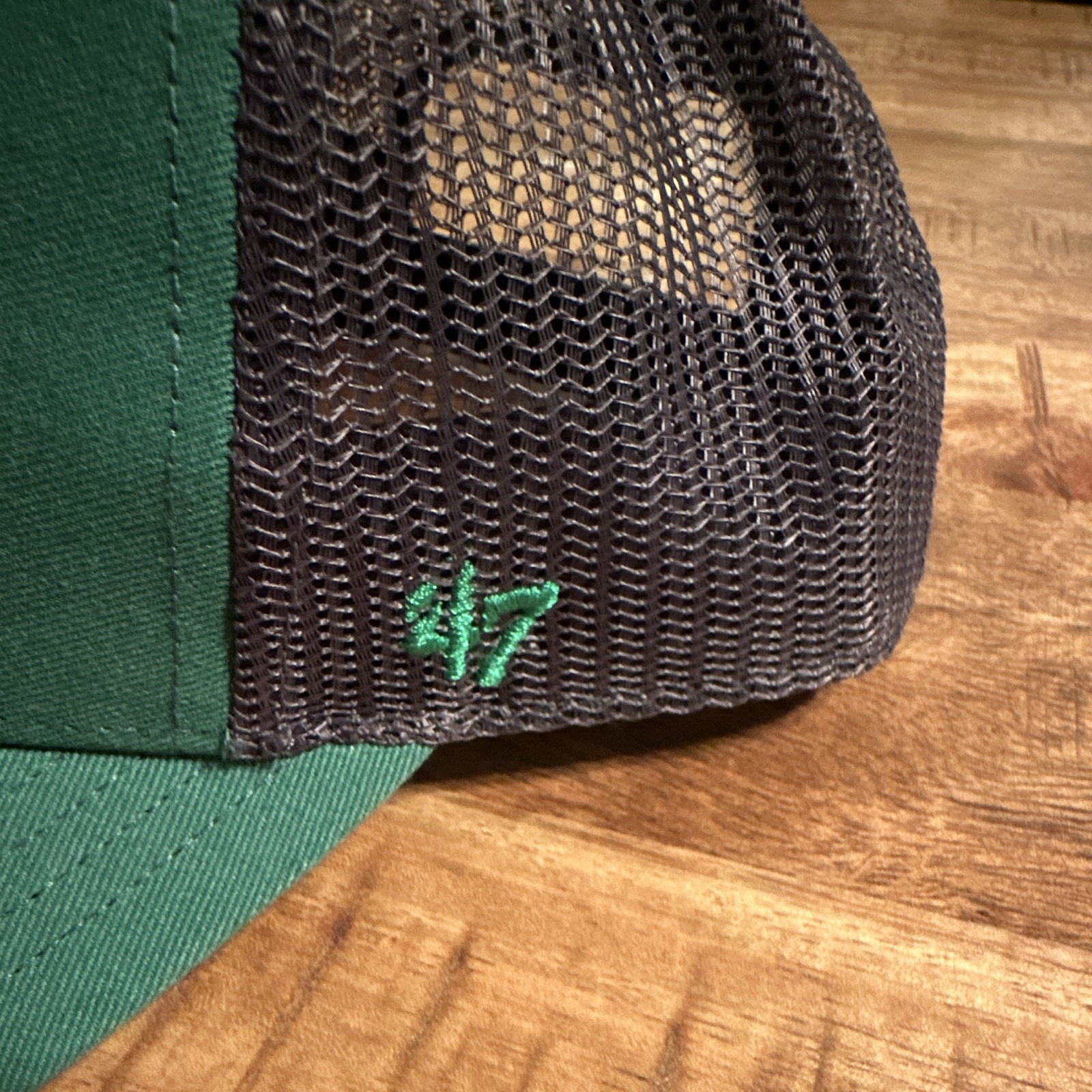 ’47 Brand Notre Dame Fighting Irish NCAA Trucker Snapback Hat Green Black