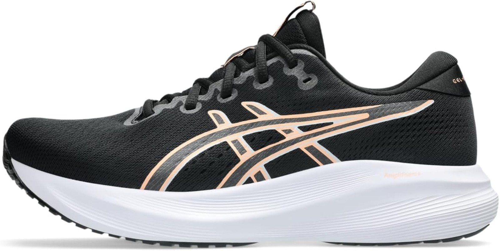 ASICS Mens Gel-Excite 11 – Black/Bright Sunstone – 8