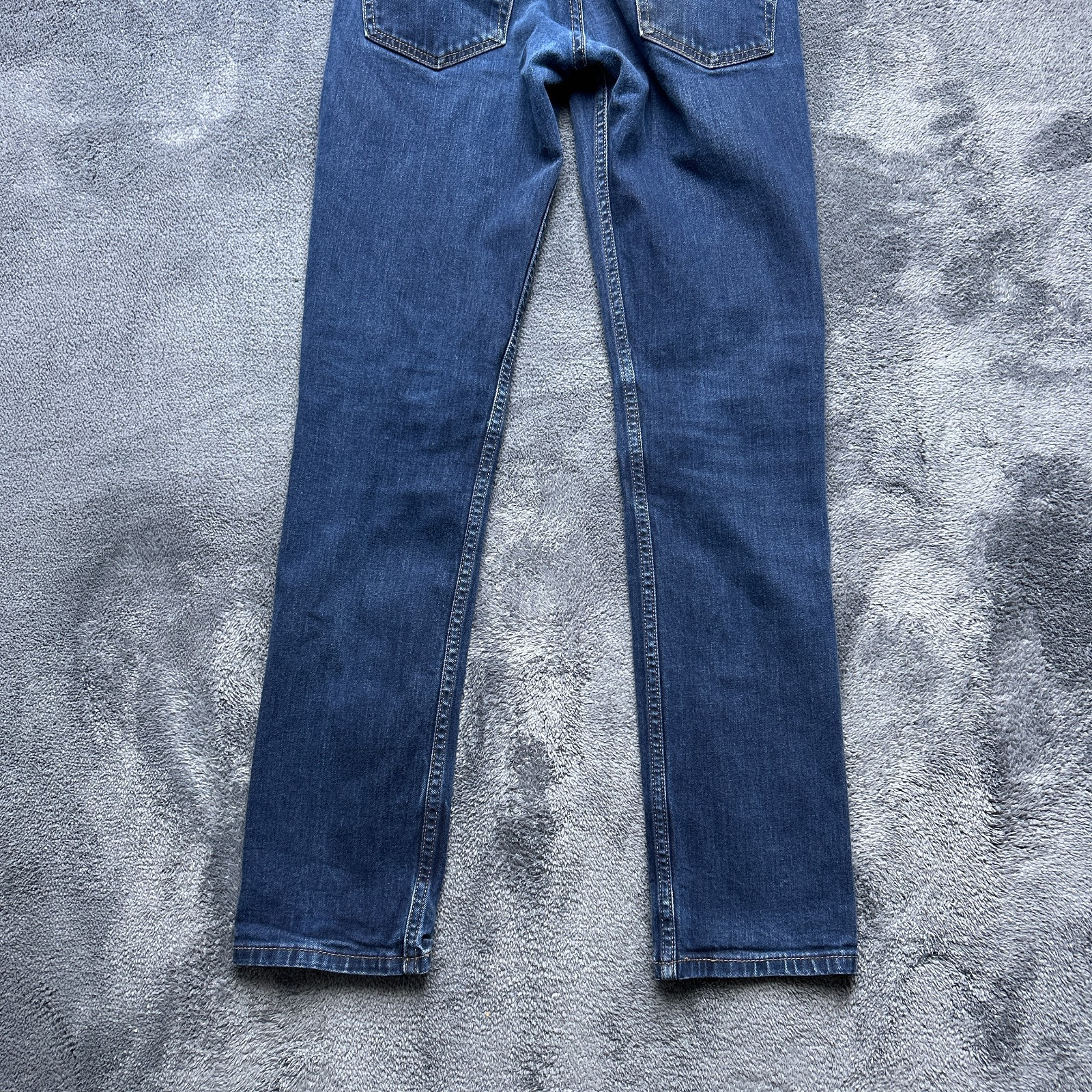 Levis 511 Jeans Mens W31 L32 Dark Blue Wash Slim Tapered Stretch Distressed