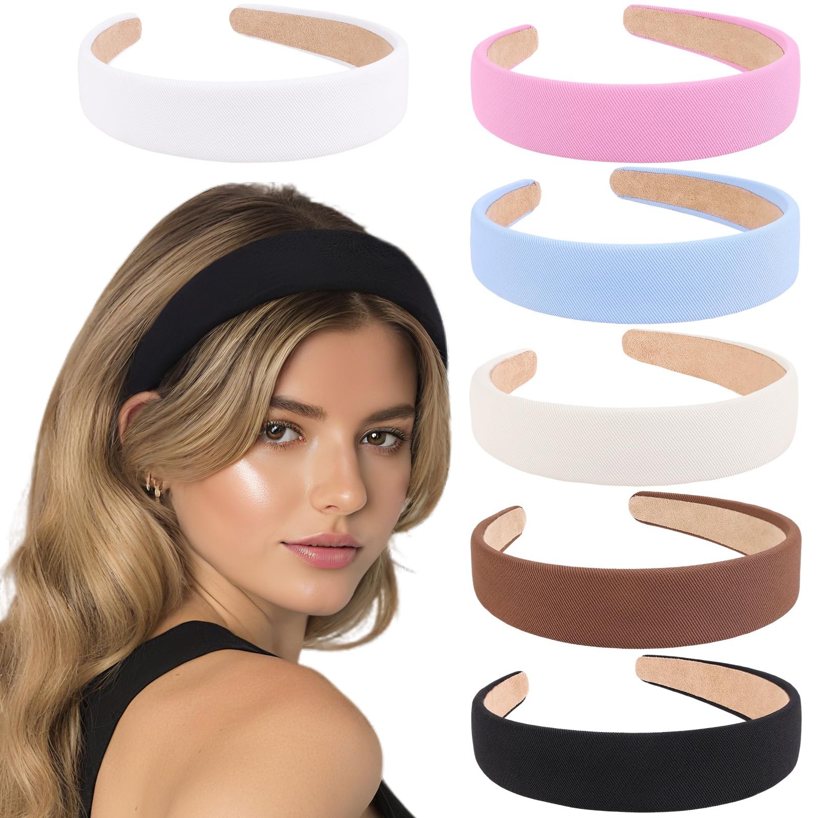 XTREND 6 1 Count (Pack of 6), Black, Brown, Pink, Light Blue, Cream, White