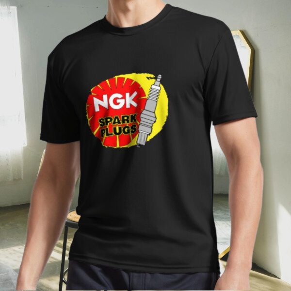 New Shirt NGK Logo Classic Essential Logo Active T-Shirt Funny Size S to 5XL
