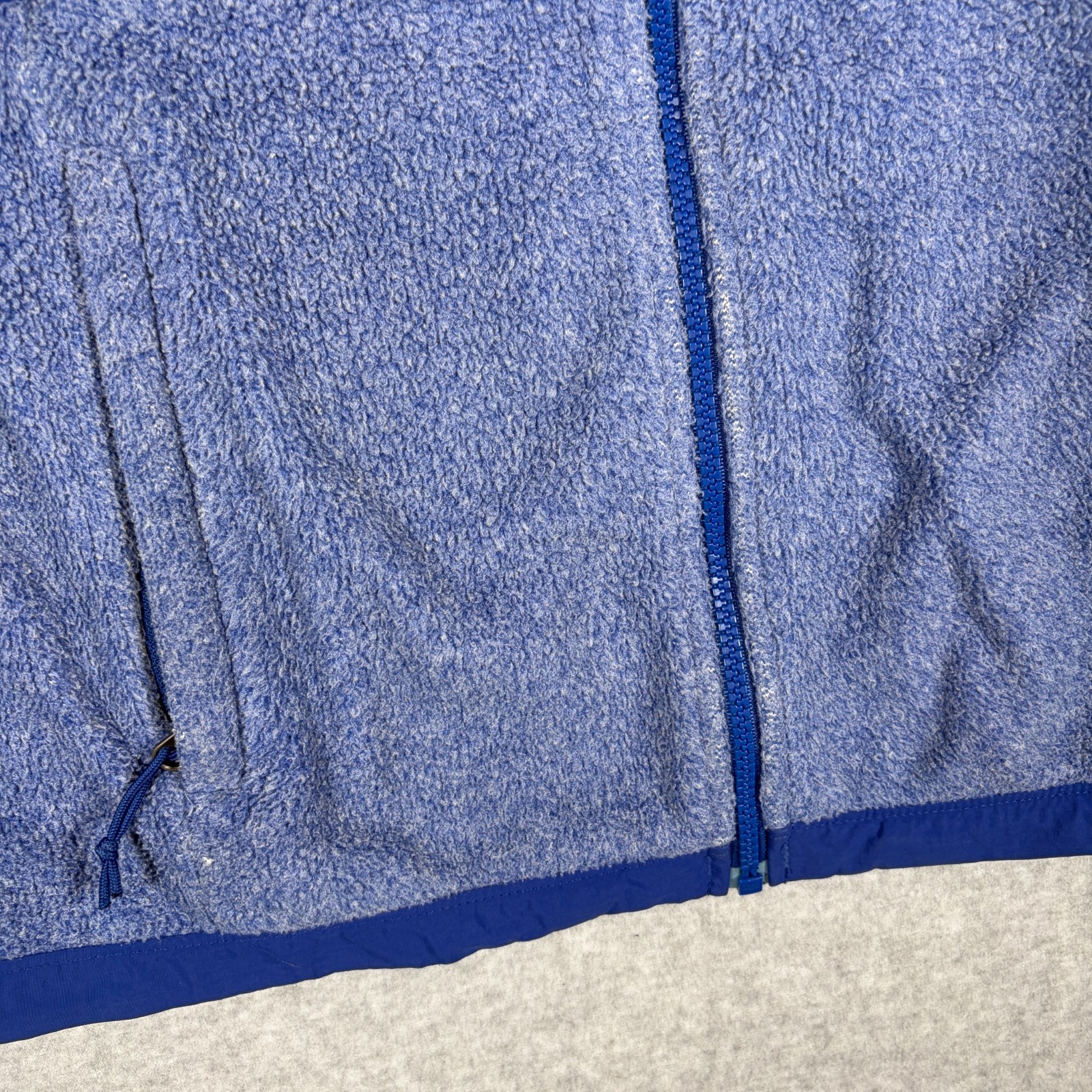 The North Face Denali Fleece Jacket Womens Small Blue Full Zip Mock Neck