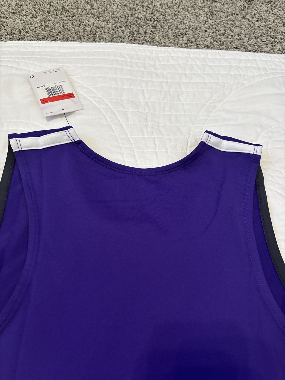 Nike Large Stock Tank Running Singlet Purple CV2697-546 NWT