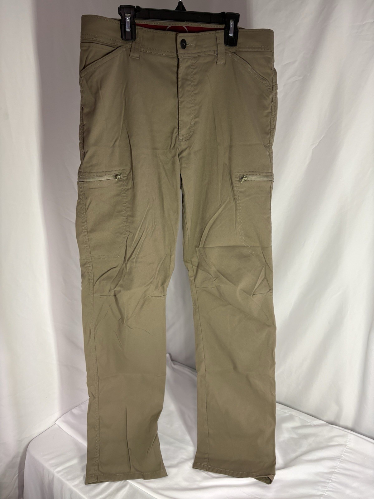 Wrangles Men’s Light Brown ATG Cargo Pants 32×32 Pockets