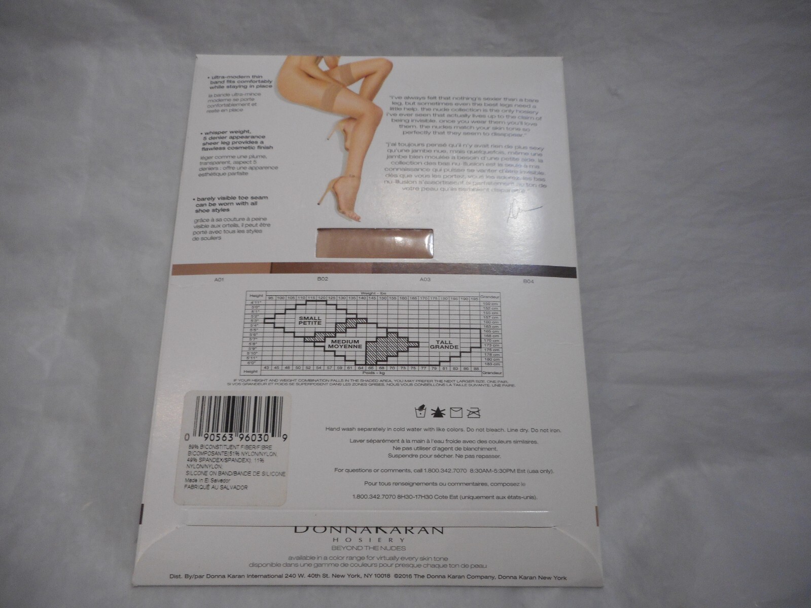 Donna Karan The Nudes Hosiery Whisper Weight Thigh High DKsoo3,A01 Medium