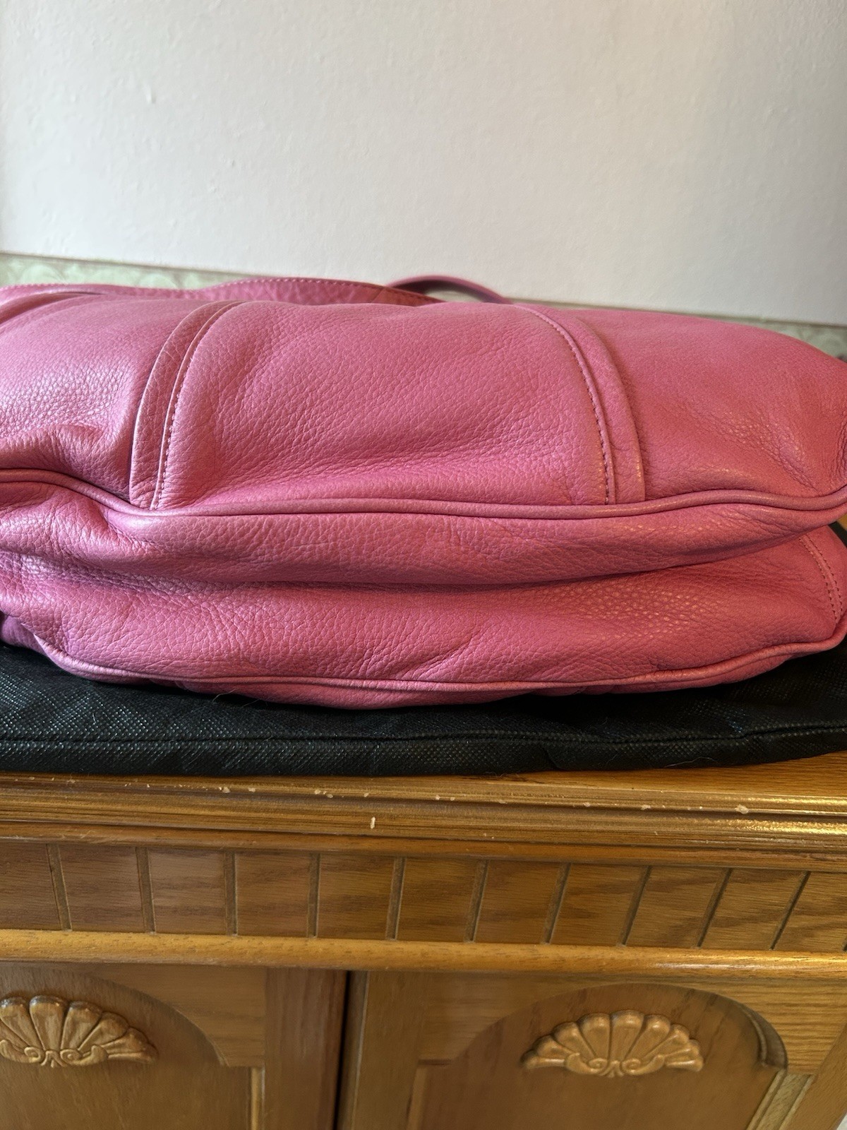 BMakowsky Hibiscus Pink Butter Soft Leather Purse/NWT