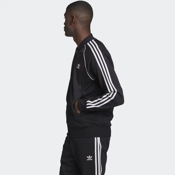 adidas Originals Men’s Superstar Track Jacket | Retro 3-Stripes Zip-Up