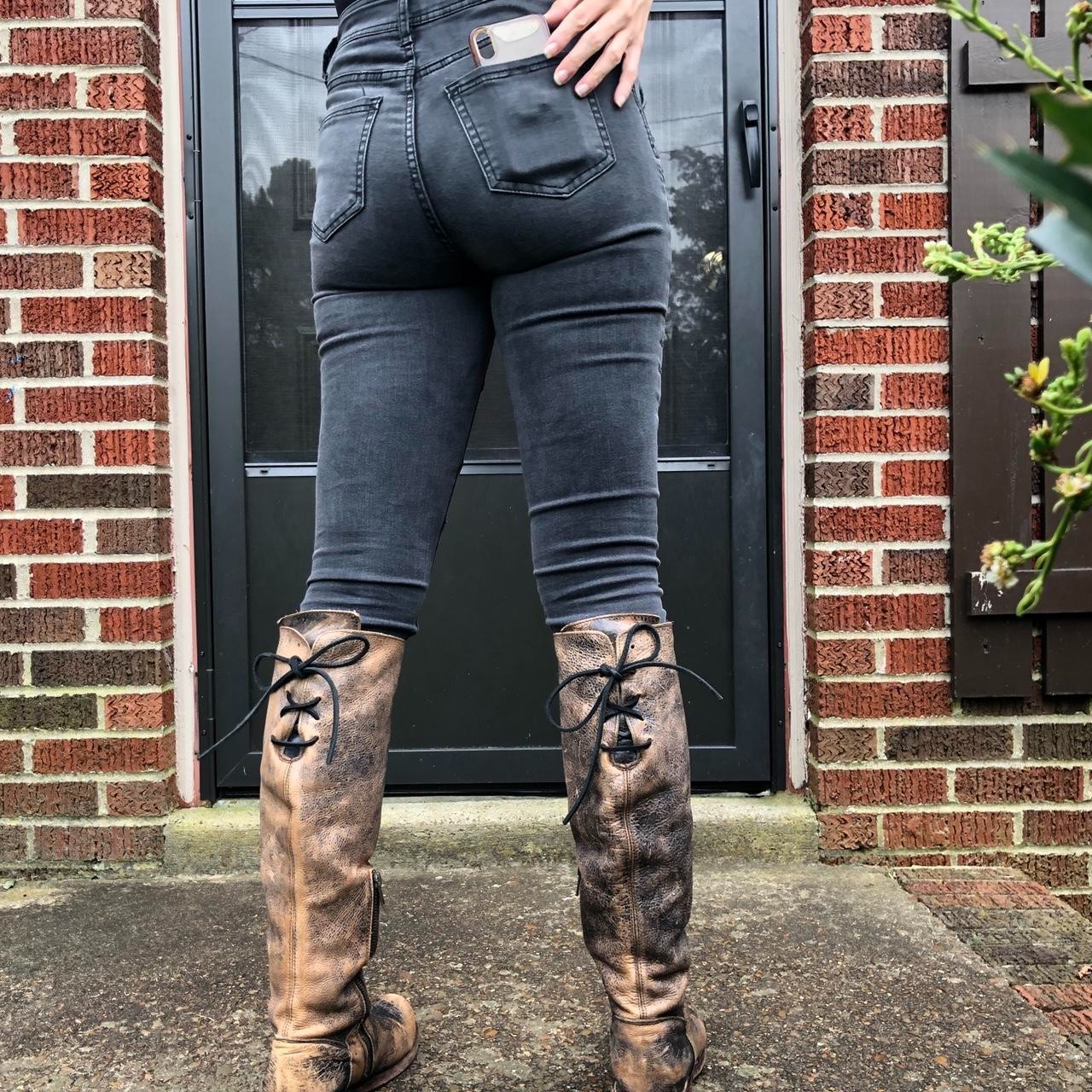 Bed Stu Manchester Hand Wash Leather Tall Riding Boots Women’s 7.5