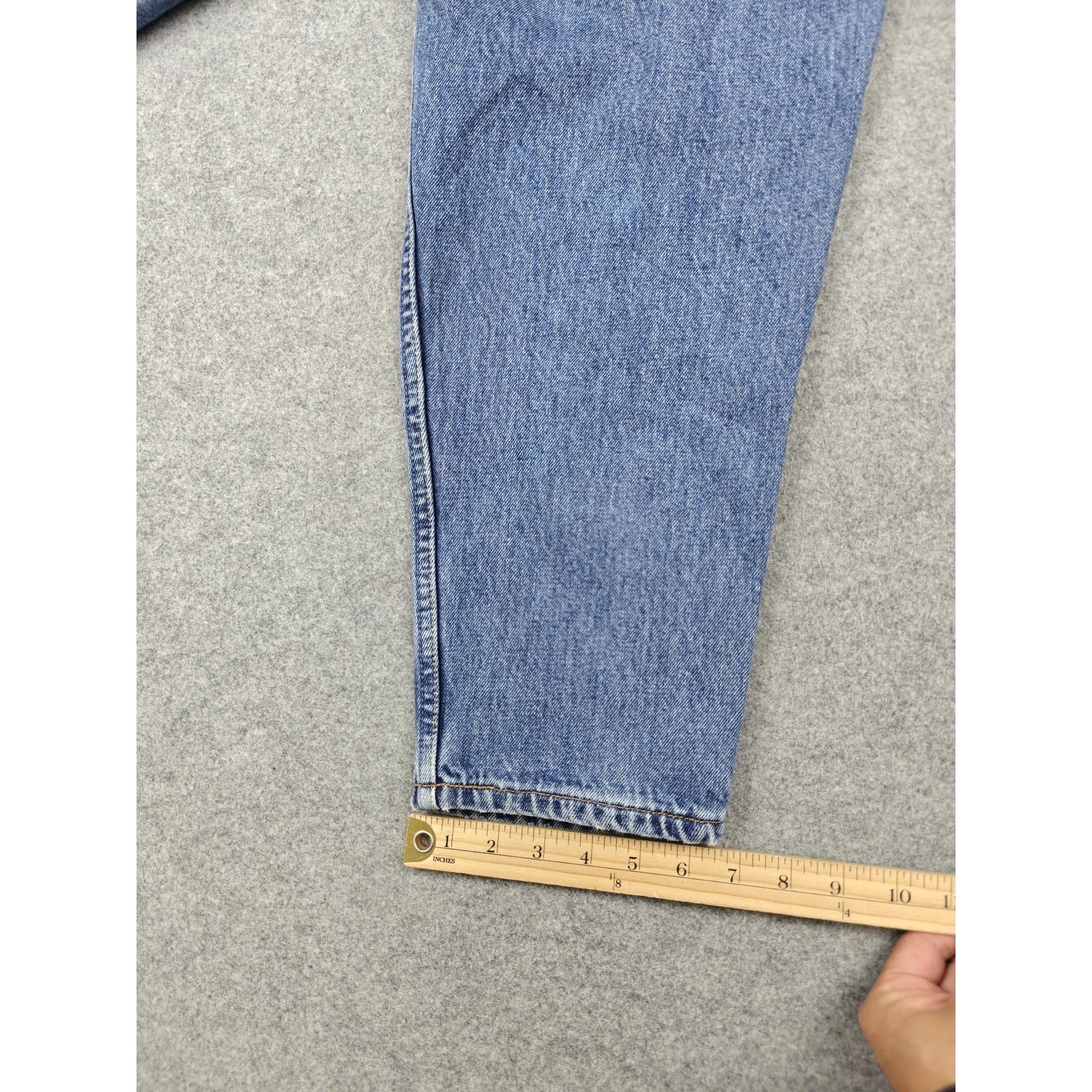 Vintage Gap Reverse Fit Jeans Womens 14 Ankle Blue High Rise Denim Made USA