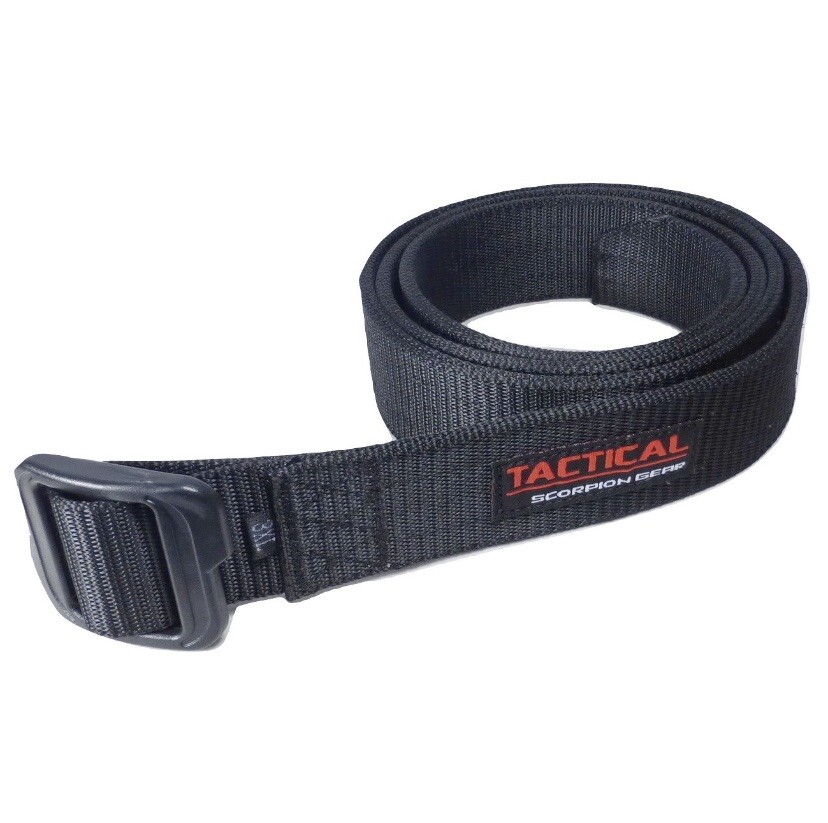 NEW Tactical Scorpion 1.5” Double Layer Operator Web Belt SMALL UP TO 26” BLACK