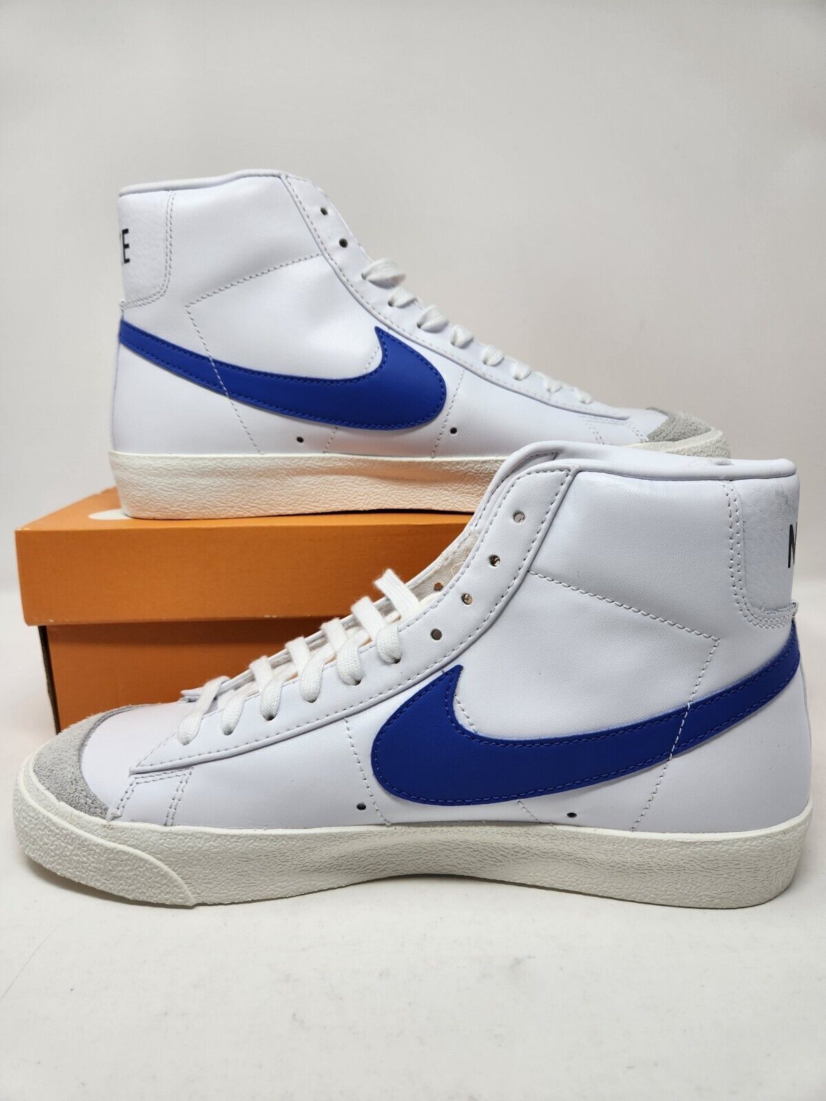 Nike Blazer Mid ’77 Vintage Mismatched Swoosh Blue Red BQ6806-117 Men’s Sizes