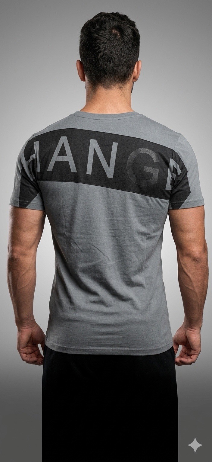 ARMANI EXCHANGE Grey BIAS Short Sleeve Slim Fit Designer V-NECK T-shirt NWT