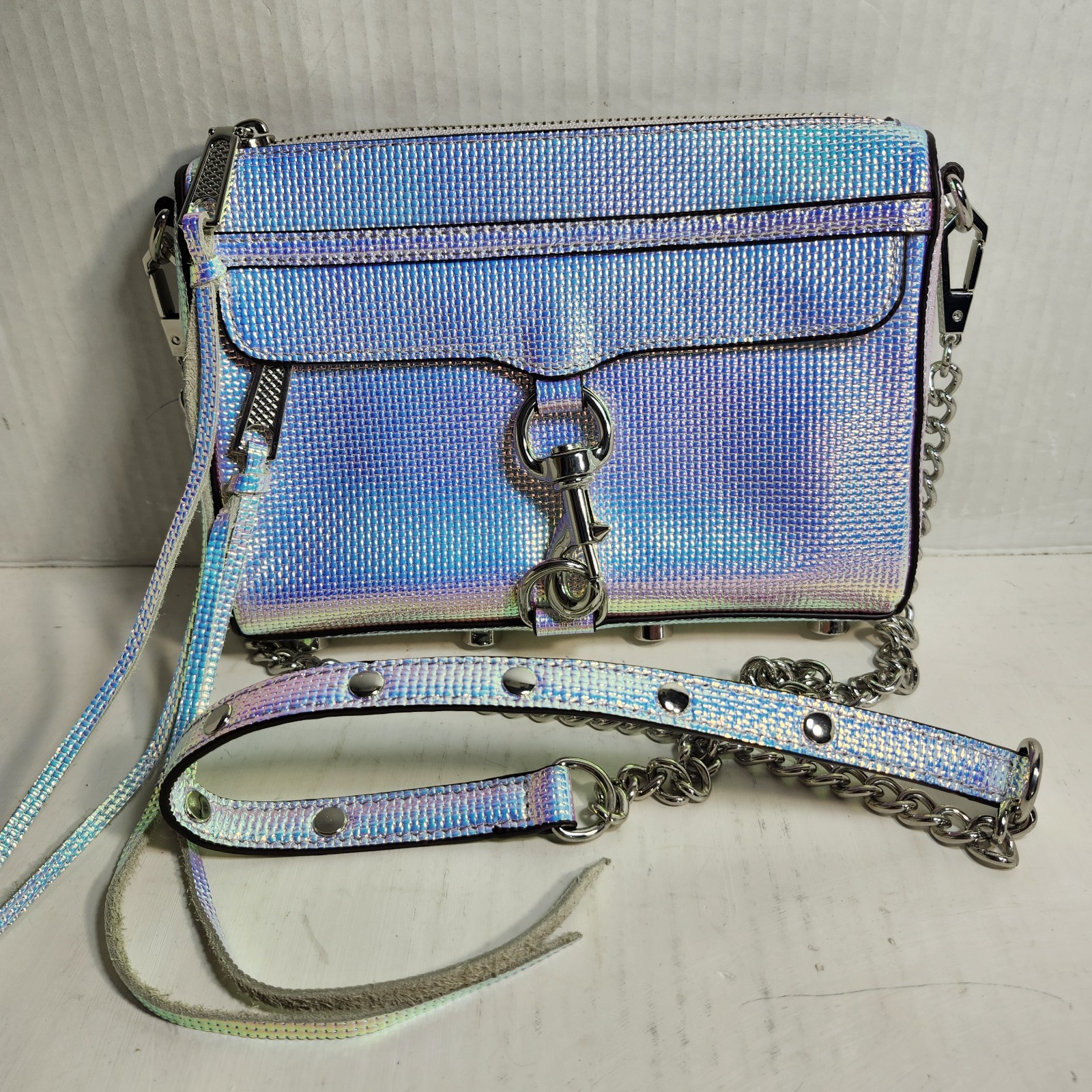 Rebecca Minkoff Mini M.A.C. Holographic Crossbody