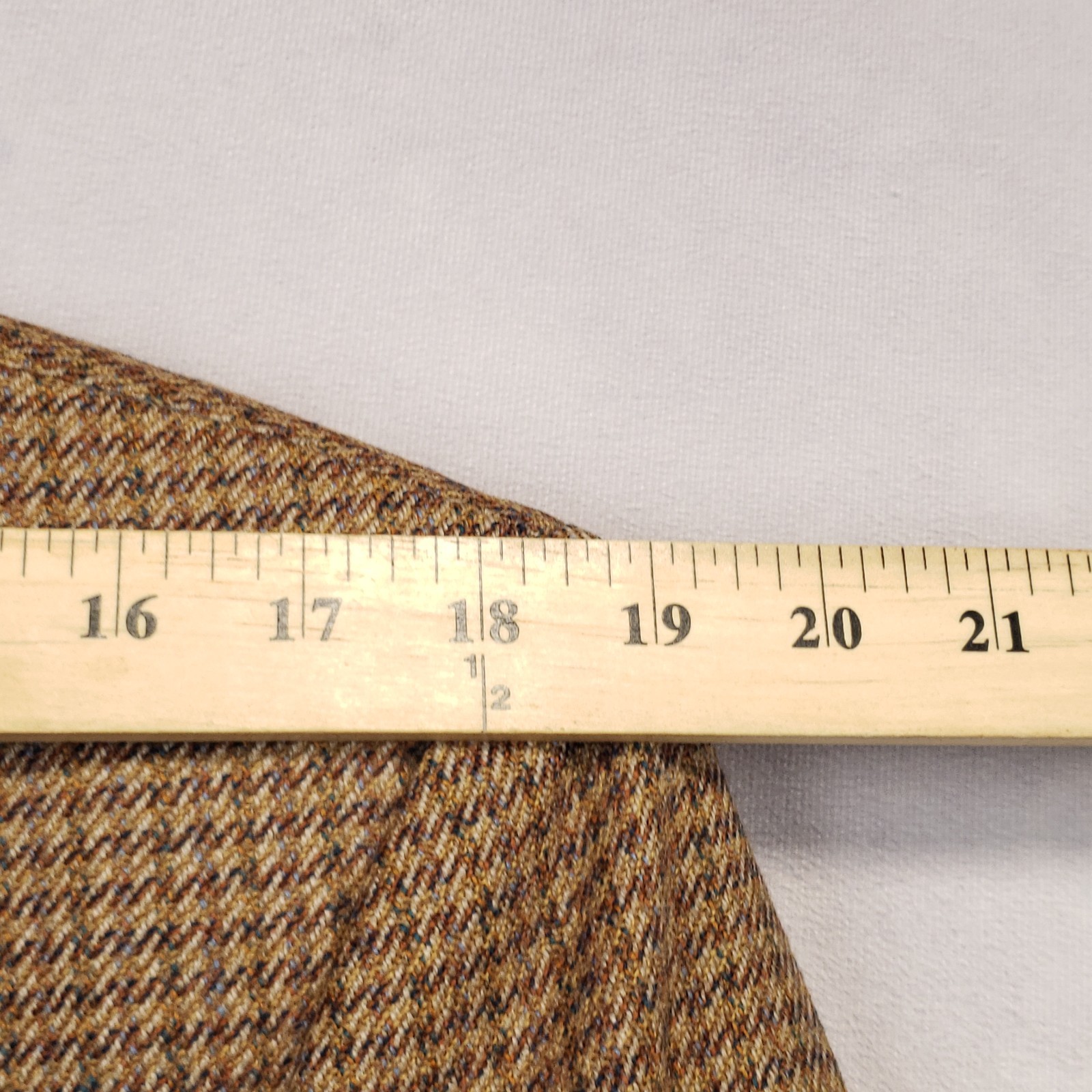 Mancillas Vintage Tweed Blazer Mens Size 44L Slim Houndstooth Wool Two Button