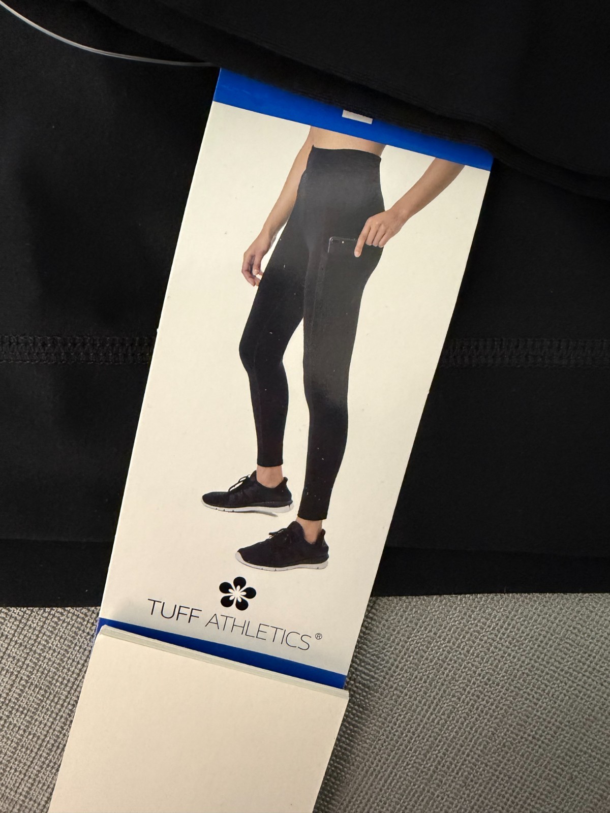 Black ~ Tuff Athletics Ultra Soft Higher Waist Yoga Pant MSRP$48 NWT!