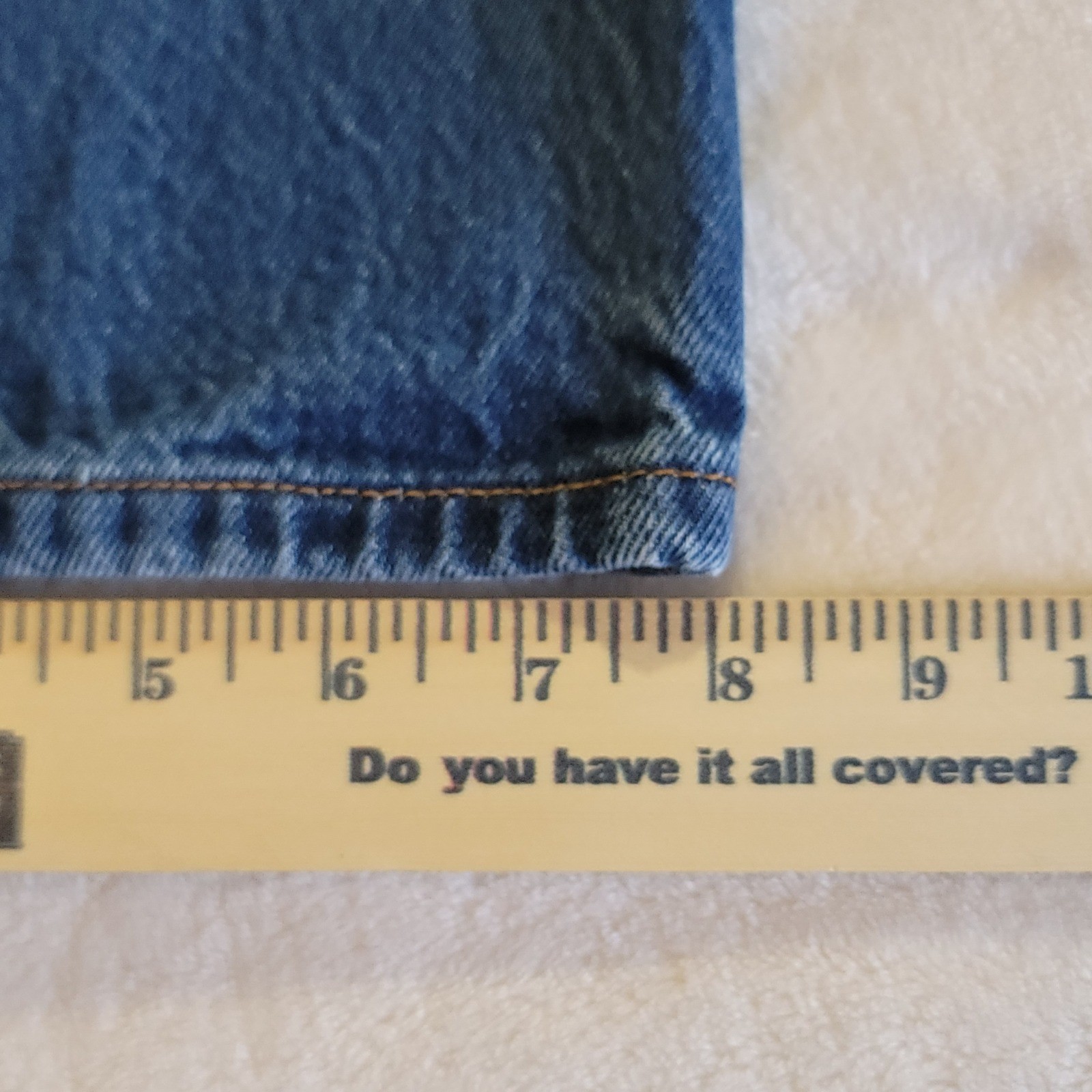 Y2K Levi’s 501 Original Fit Mens 35×30 (33×27.5) Blue Jeans Straight Button Fly