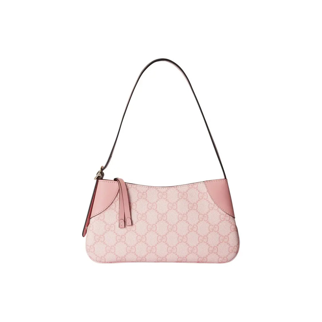 GUCCI GG Emblem shoulder bag ultra-mini women’s pink 7.5x9x0.8×5.1 in
