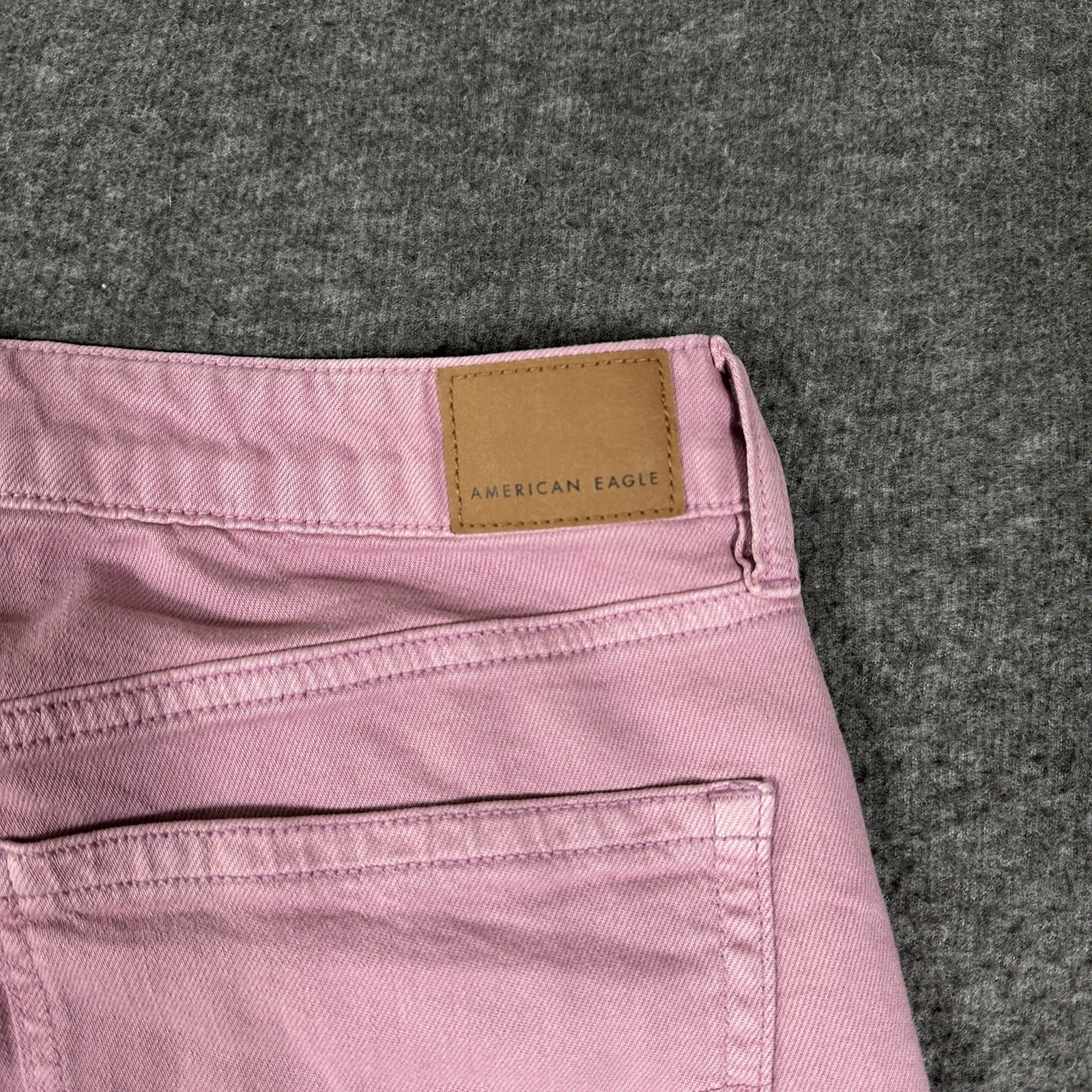 American Eagle Dreamy Drape Strigid Low-Rise Baggy Ultra-Wide Leg Jean Sz 4 Reg
