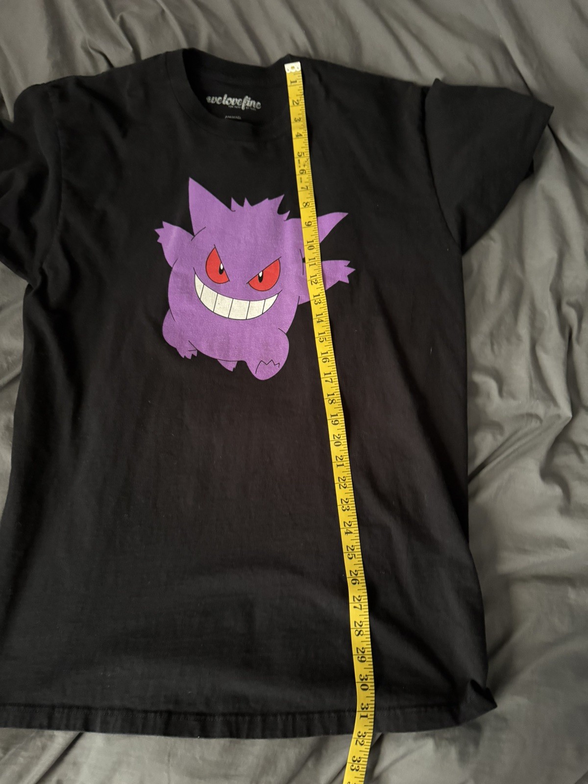 Poke’Mon Vintage 2015 Gengar T-shirt Size XL
