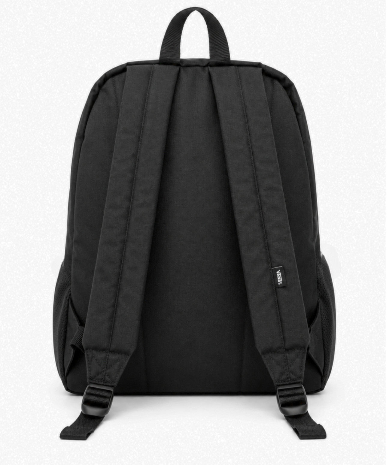 Vans Black Logo Backpack School Book Bag Travel Daypack 16″ NWT Unisex