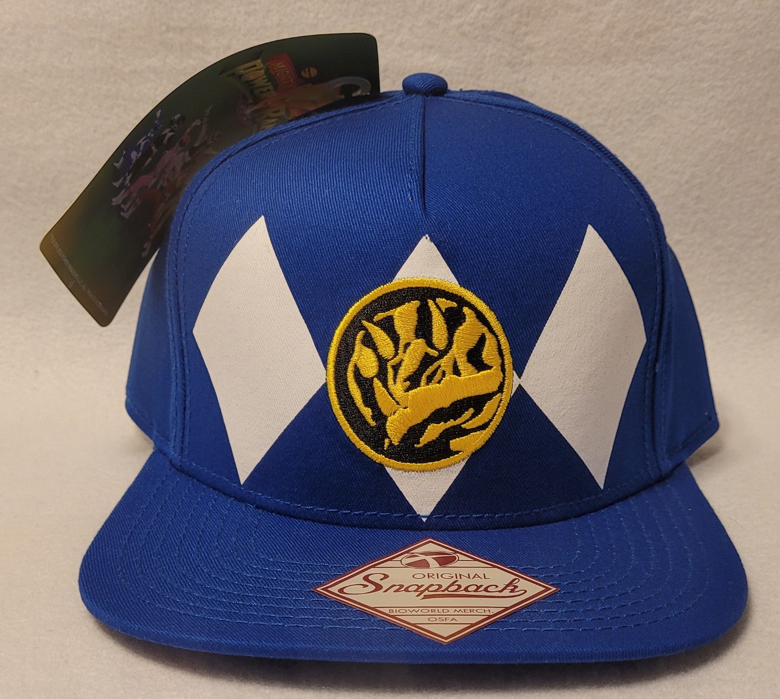 NWT 2016 Mighty Morphin Power Rangers Blue Ranger SnapBack Hat