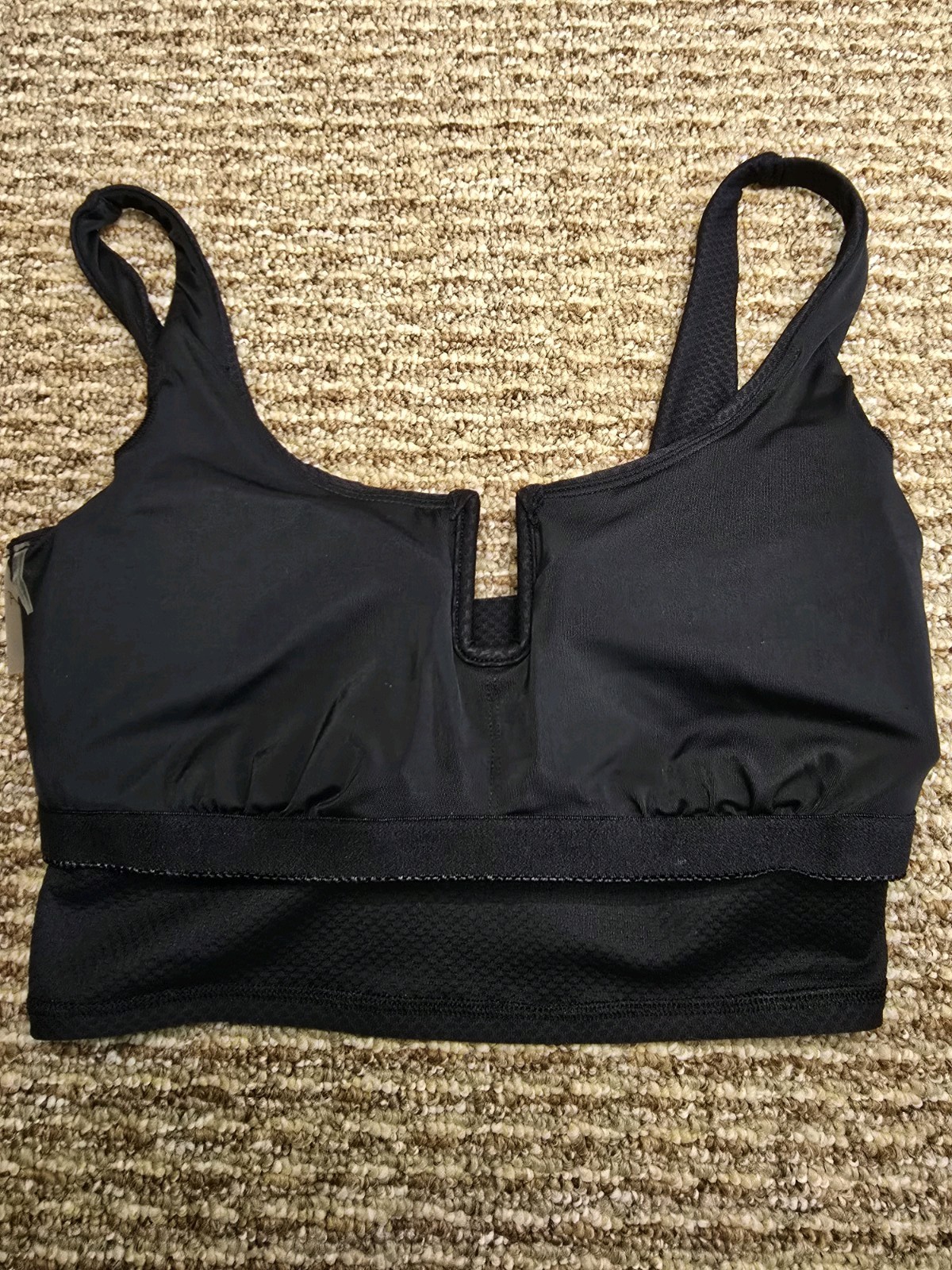 NWOT Calia By Carrie Underwood Black Bikini Top Sz Small