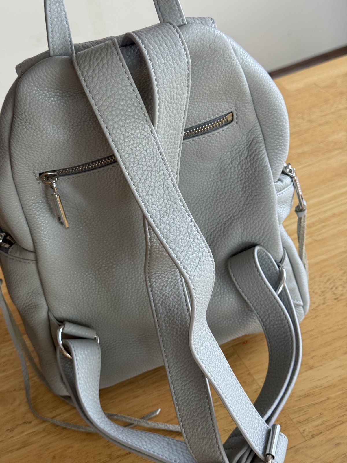NWT REBECCA MINKOFF Julian Leather Backpack AUTHENTIC