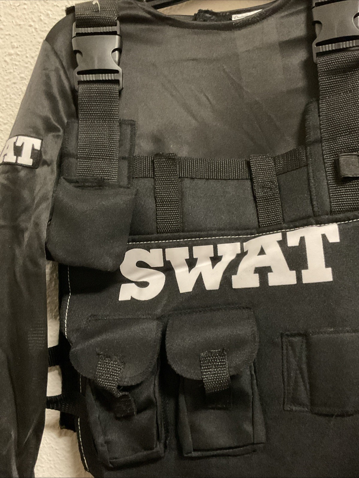 🥥 Hyde & Eek! S.W.A.T Officer Jumpsuit Costume Size M(8/10)🆕AS SHOWN👇