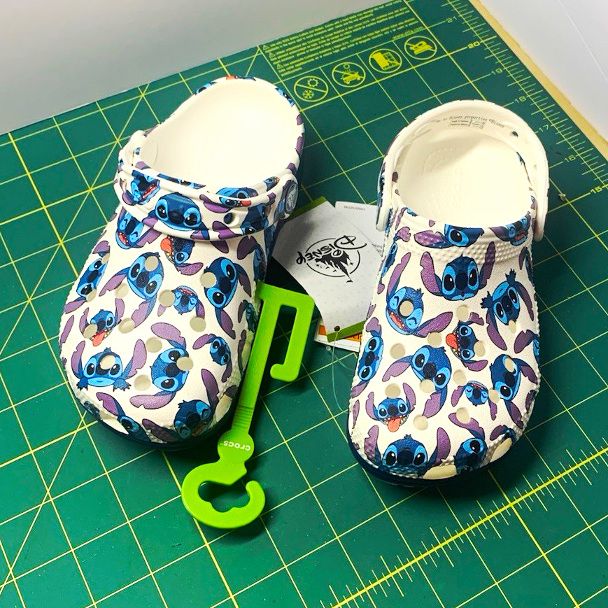 Crocs Disney Stitch Classic Clog Kids C12 (EU 29-30) White/Blue/Purple