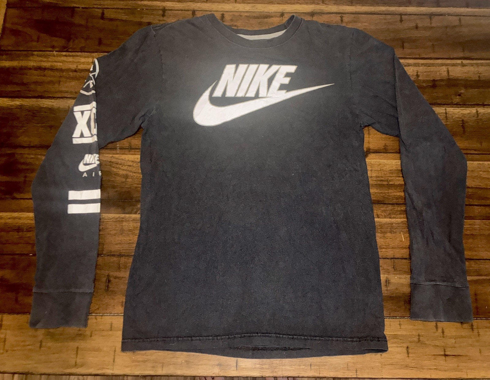 Nike Air Shirt Large Men’s Black T-Shirt Long Sleeve Nike Tee Air XCI