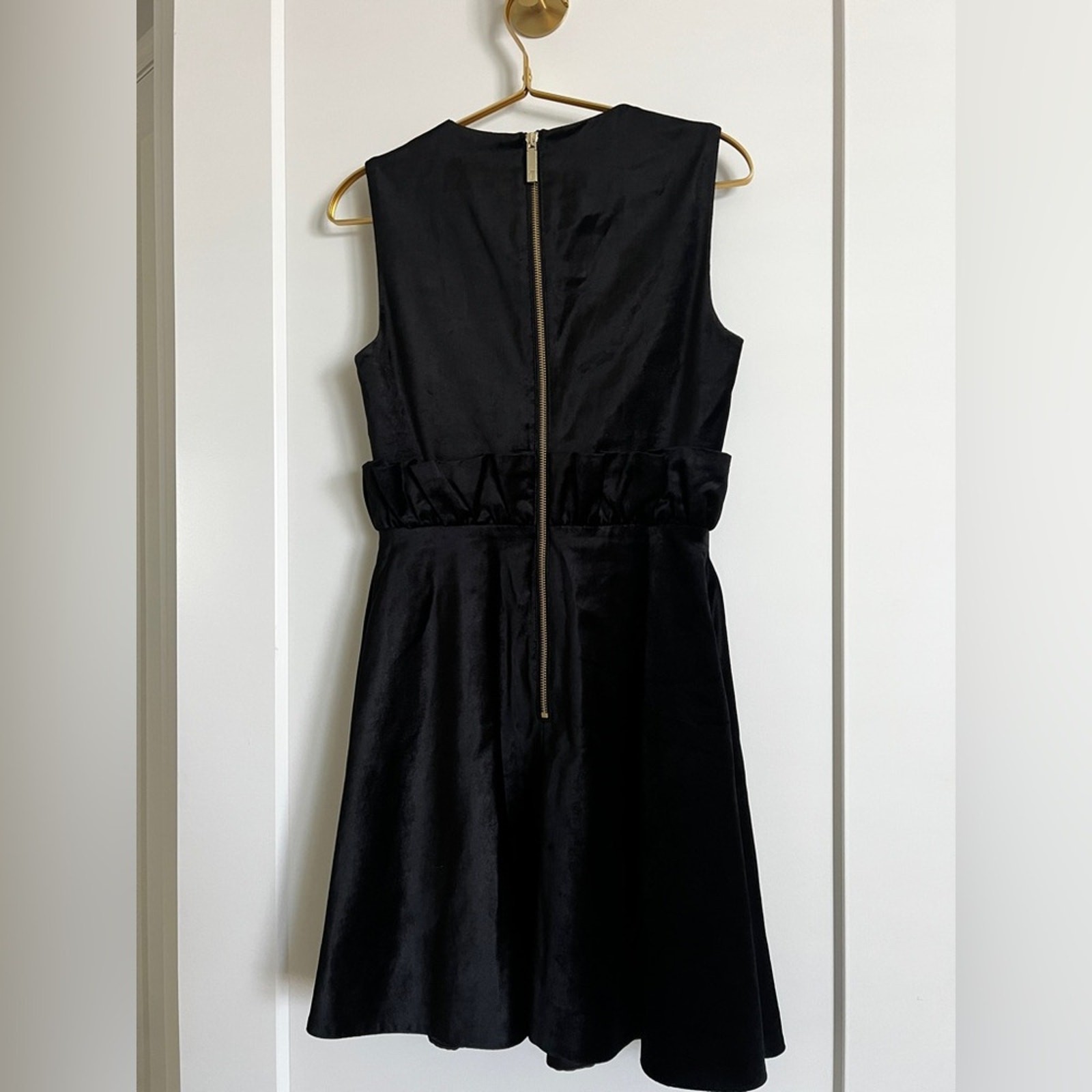 Ted Baker London Celeena Queen Bee Velvet Party Dress Gold Bee Embellished Sz 1