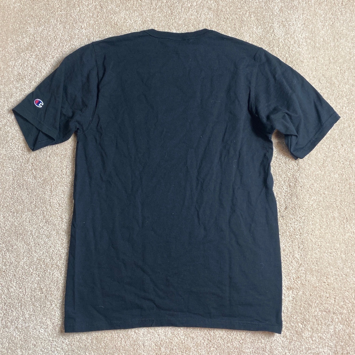 Champion Naturel Elmo Sesame Street Graphic T-Shirt Mens Medium Black Cotton