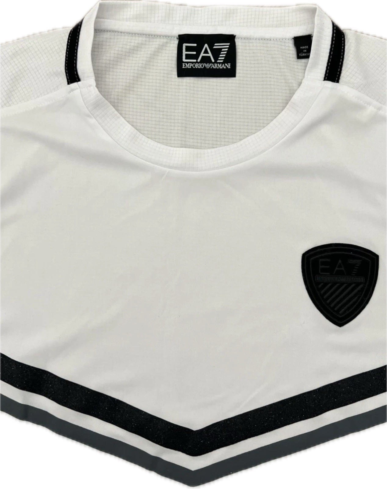 Emporio Armani EA7 Men’s White Dynamic Athlete Jersey Tee T-Shirt XXL