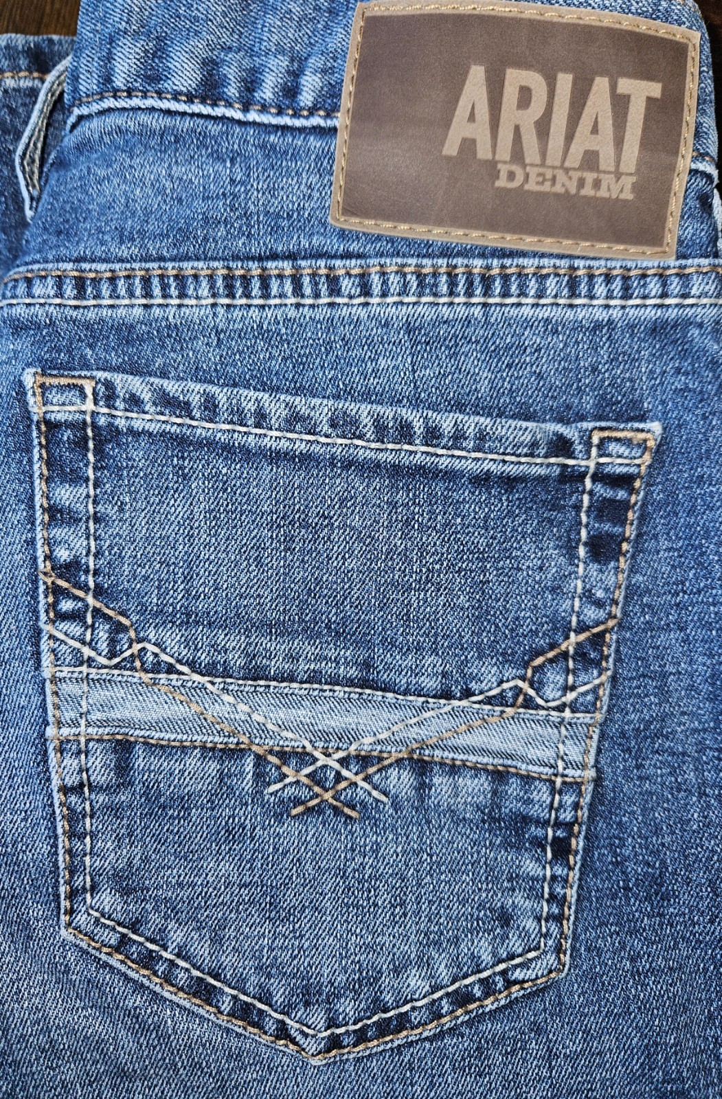 Ariat M7 Slim Straight Jeans Men’s 29×30 Blue Wash Western Rodeo Cowboy Denim