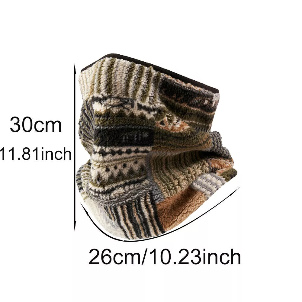 Men’s Neck Gaiter Warmer Fleece Ski Mask Cover Hunting Mask Winter Cold Weather
