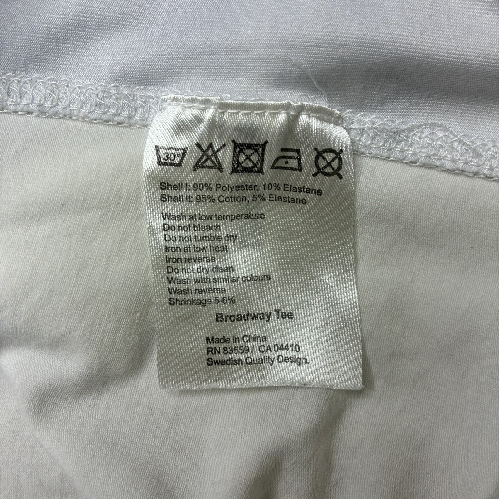 Mountain Horse Broadway Tee Horse Graphic Rhinestones White Gray