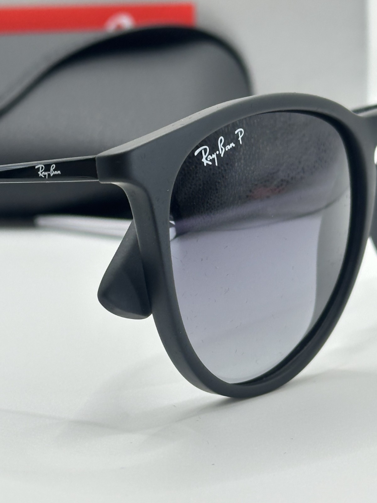 Ray-Ban RB4171 622/T3 Erika Polarized Gradient Lens Rubber Matte Black 54mm