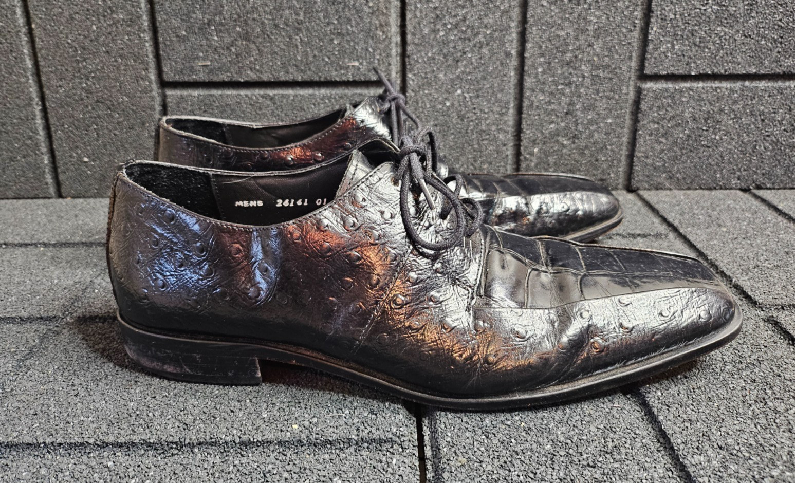 Stacy Adams Men’s Dress Shoes Black Leather Size 10.5