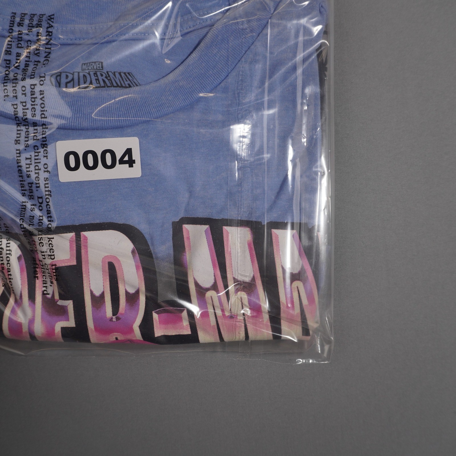 Marvel Spider-Man Light Blue Wash T-Shirt XL