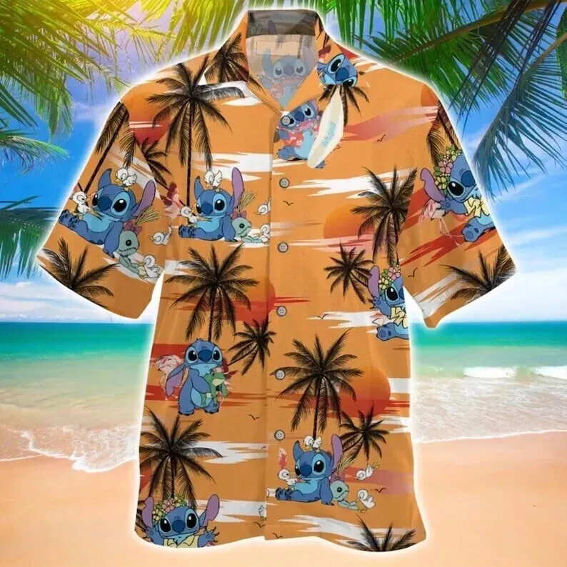 Stitch 3D HAWAII SHIRT Mother Day Gift Best Price All Over Print Us Size