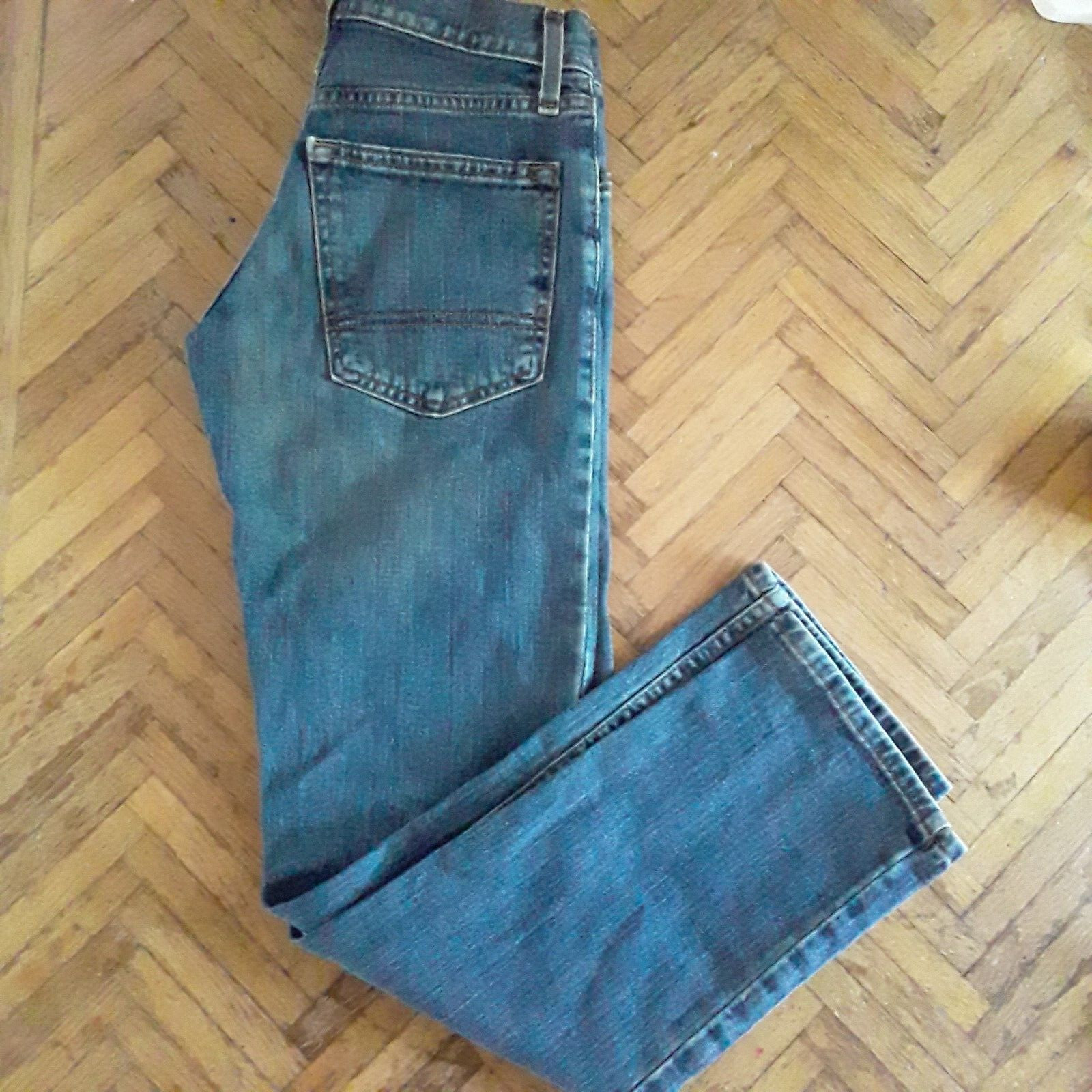 Arizona Jean Co. Womens Jeans Size 26 ×30, Slim Straight Blue, 99% Cotton
